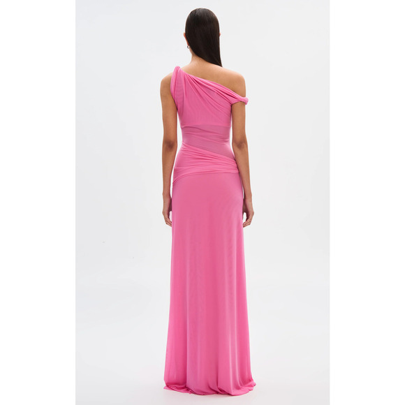 Misha THE 'SISAL' MESH DRESS Orchid Pink L - Picture 8 of 12